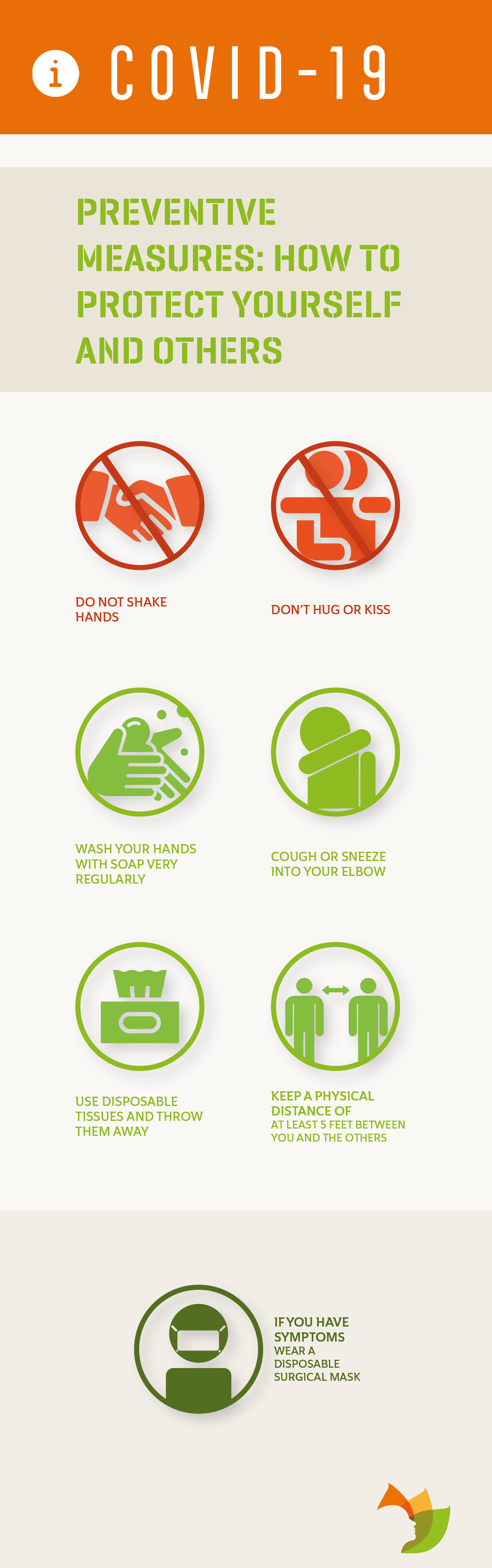 covid prevention gestures